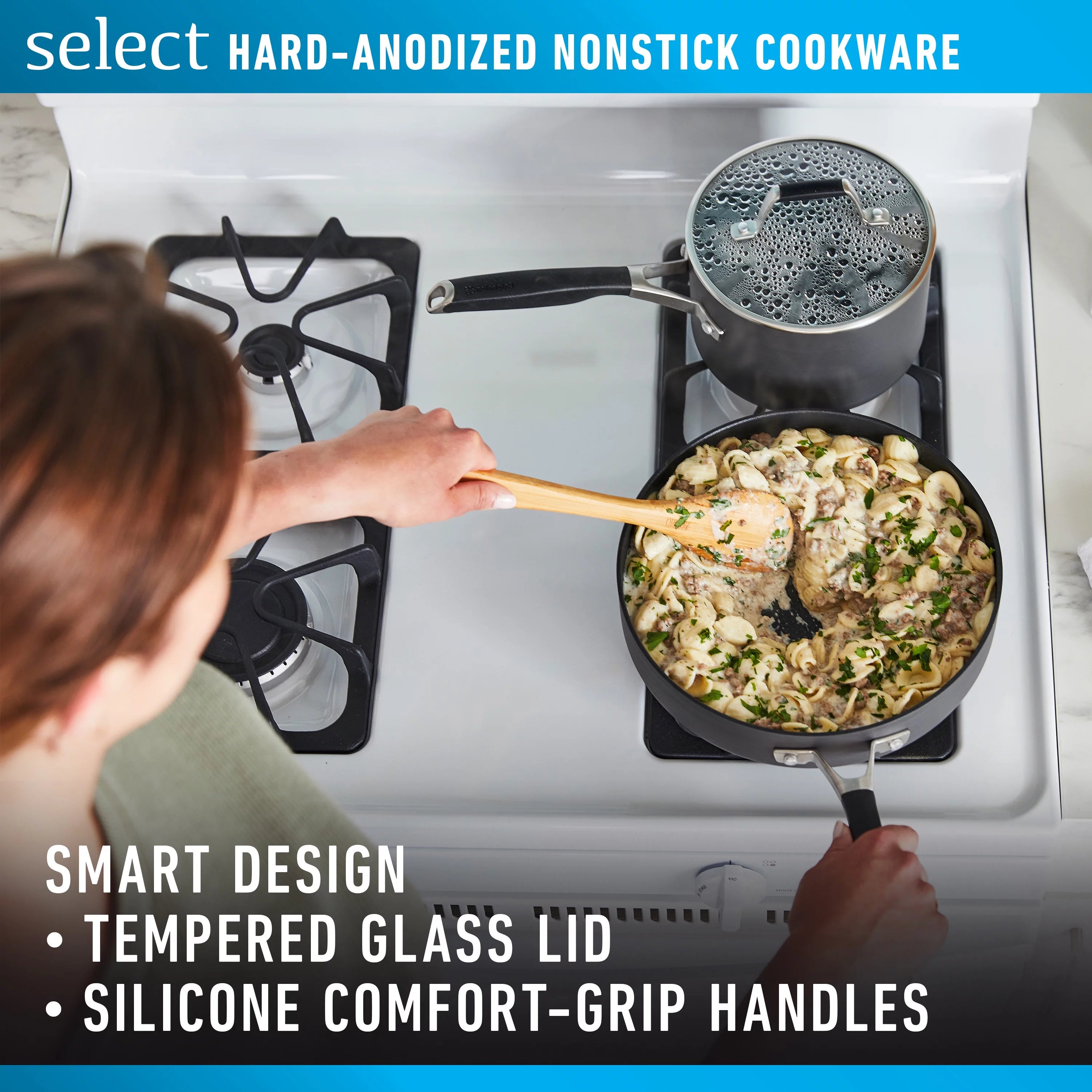 Select by Calphalon AquaShield Nonstick Cookware 10-Piece Set P61386