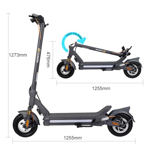 Electric Scooter 1200W Motor 50 Miles Range 31 mph 10.5" Off Road Tires for Adults O99061