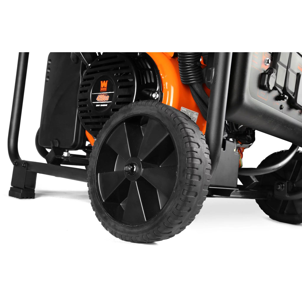 WEN 8750-Watt Dual Fuel Open Frame Inverter Generator with Remote Electric Start V629413