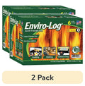 Enviro-Log Indoor and Outdoor Fire Wood, 4.3 lb Firelogs, 25.8 lbs, 6 Count