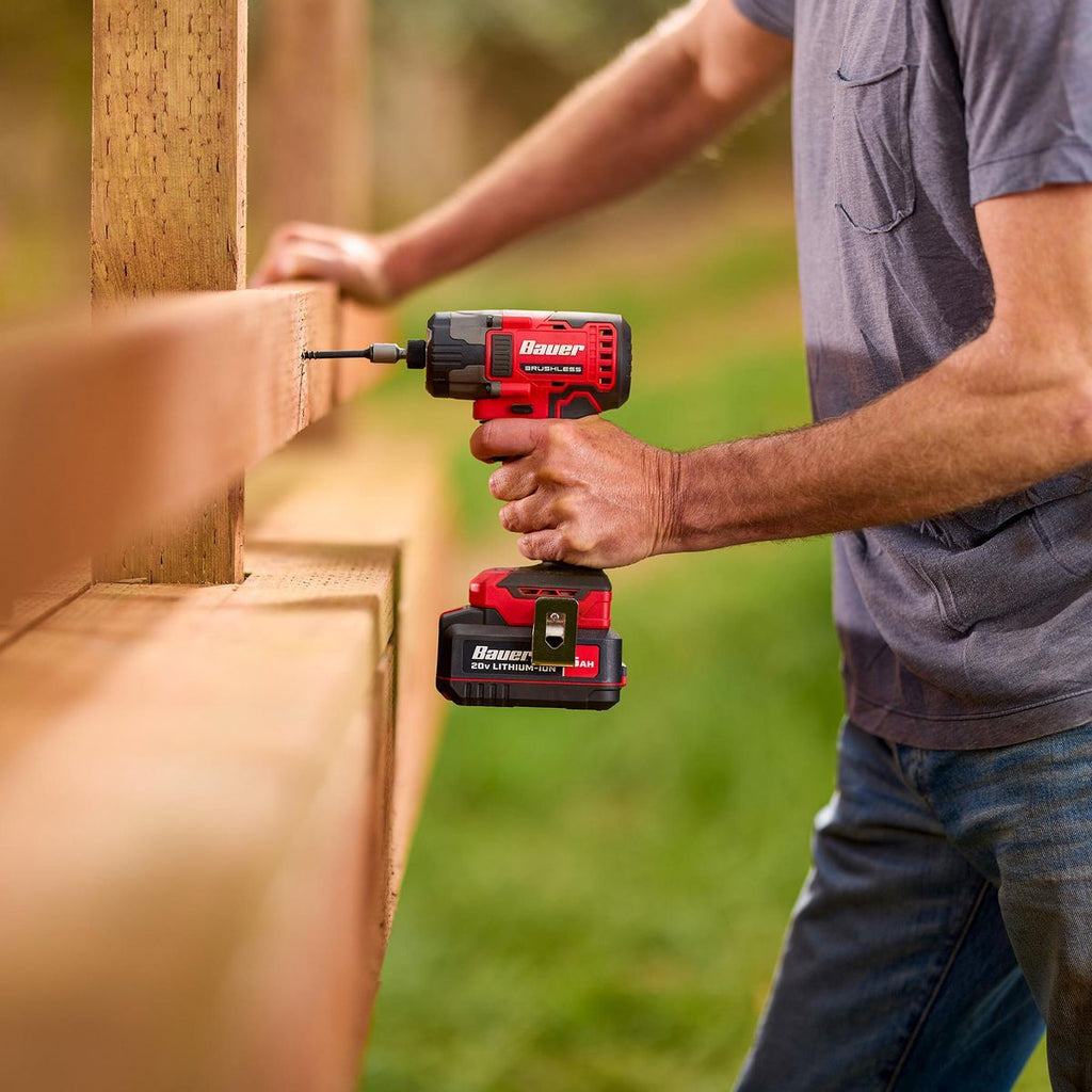 BAUER 20V Brushless Cordless 3-Speed Impact Driver - Tool Only D17063