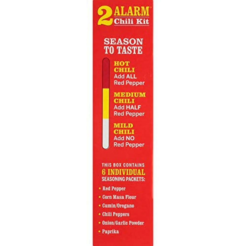 Wick Fowler's Texas Style 2 Alarm Chili Kit, 3.3 oz, Pack of 8 E56613