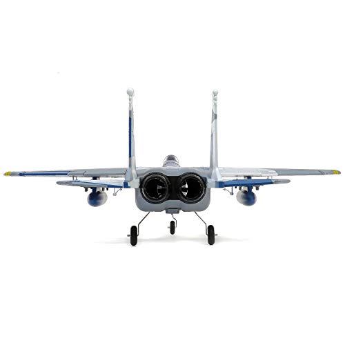 E-flite RC Airplane F-15 64mm BNF Basic with AS3X and Safe Select J73516