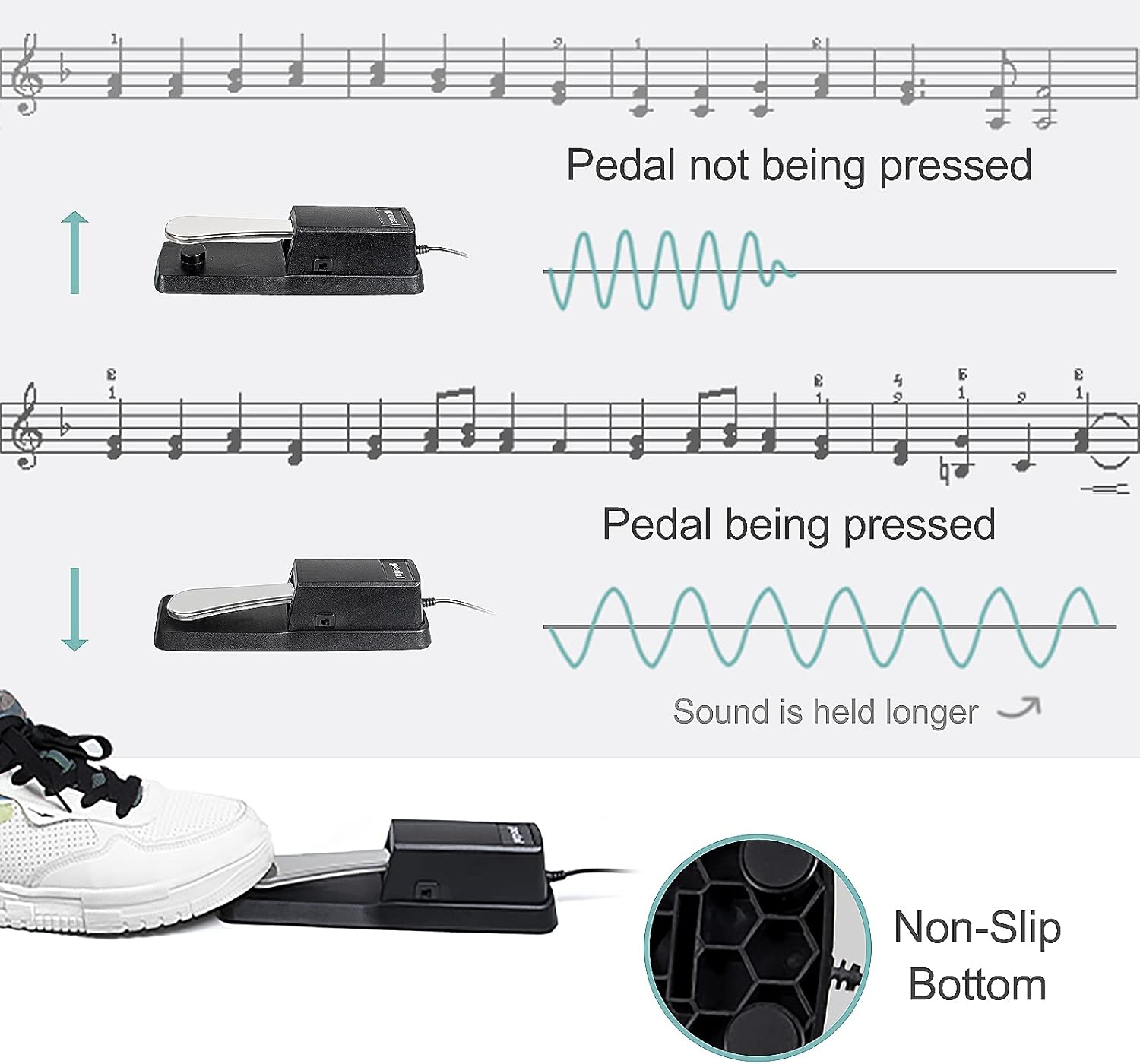 AKLOT Digital Piano Keyboard 88 Keys Semi-Weighted Portable W925