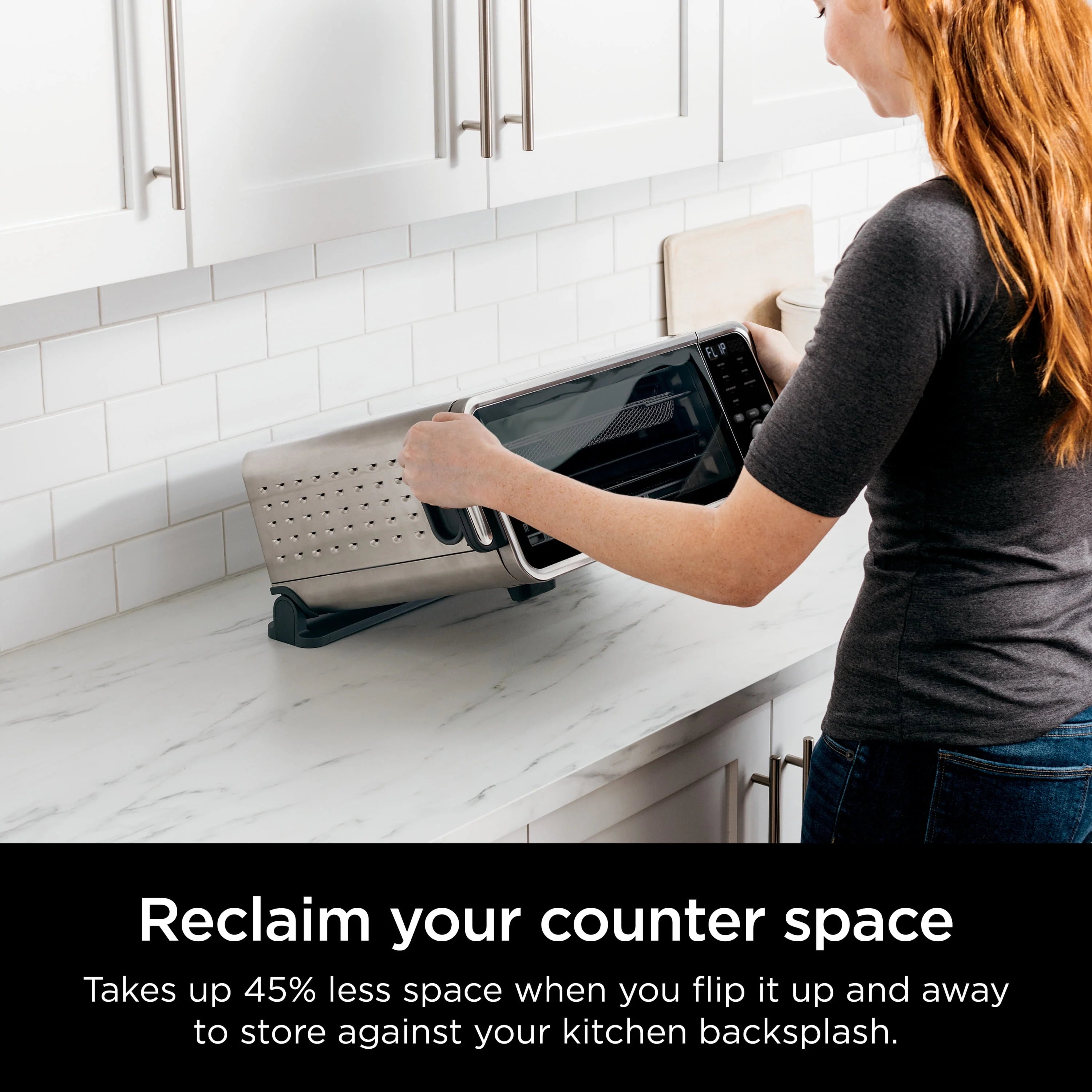 Ninja Foodi 6-in-1 Digital Air Fryer Toaster Oven with Flip-Away M335