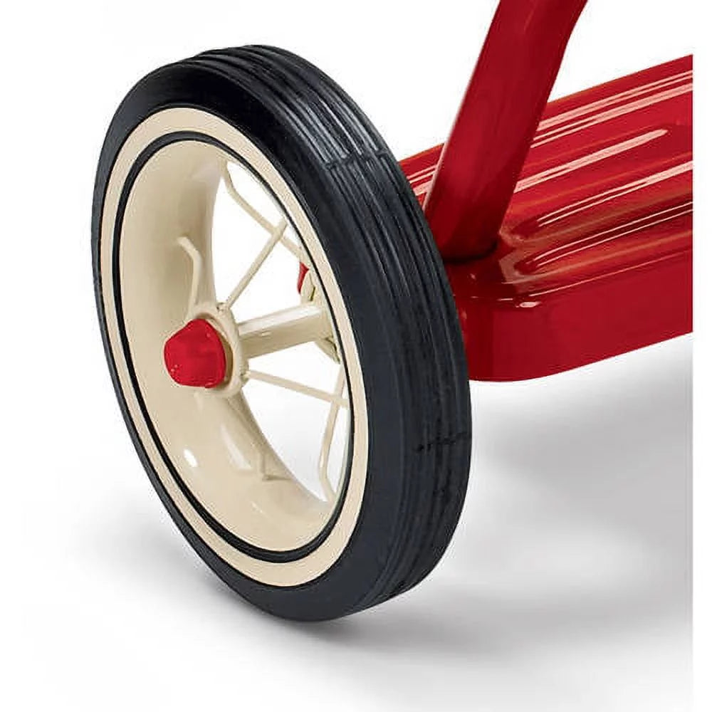 Radio Flyer Classic Red Dual Deck Tricycle, 12 Front Wheel J519