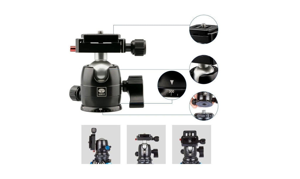 Sirui AM-225 Carbon Fiber Tripod with B-00K Ball Head O560