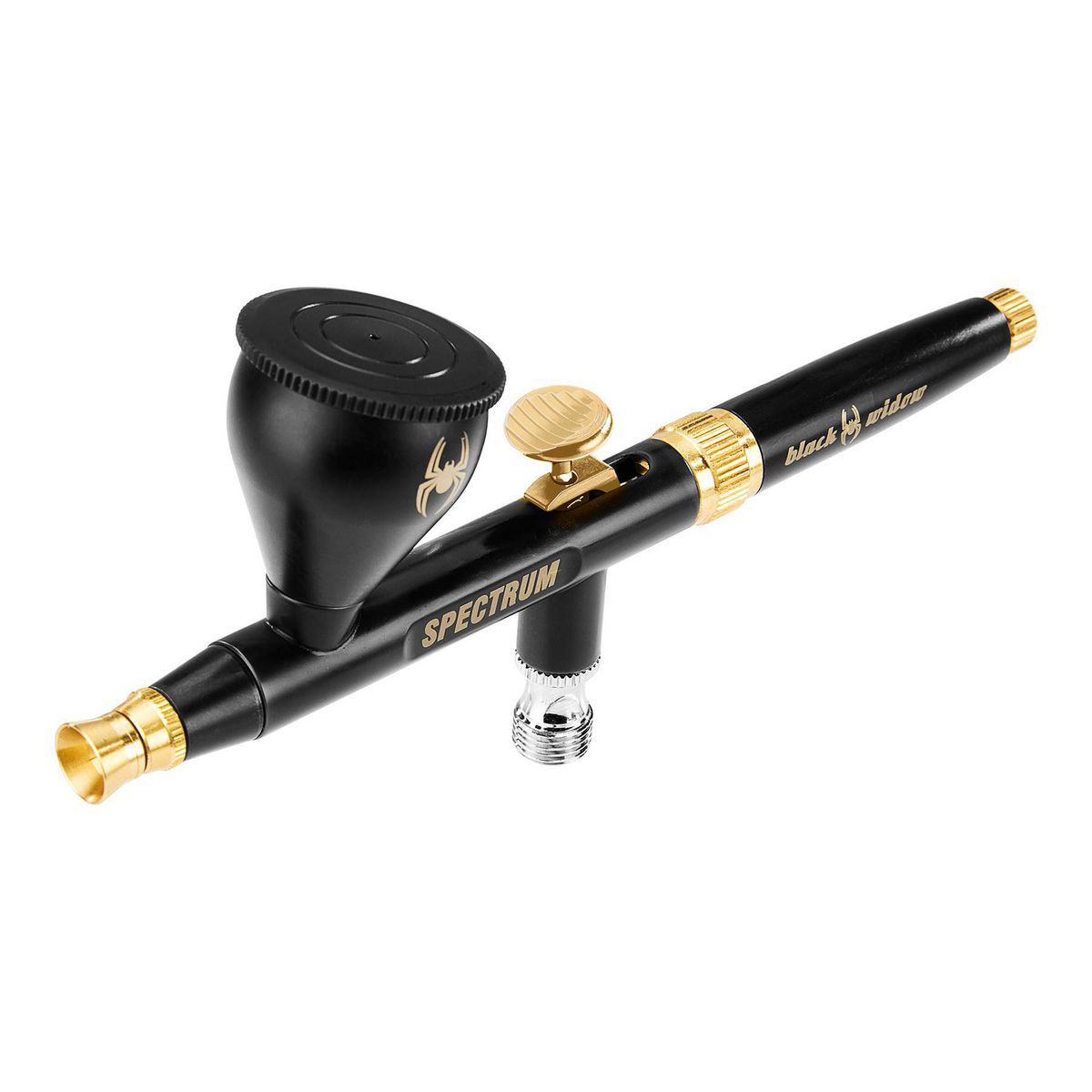 BLACK WIDOW BY SPECTRUM Dual-Action Airbrush, 0.3 mm & 0.5 mm F1519