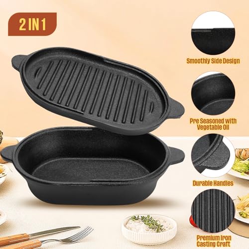Cast Iron Dutch Oven for Bread Baking with Lid, Nonstick D570706