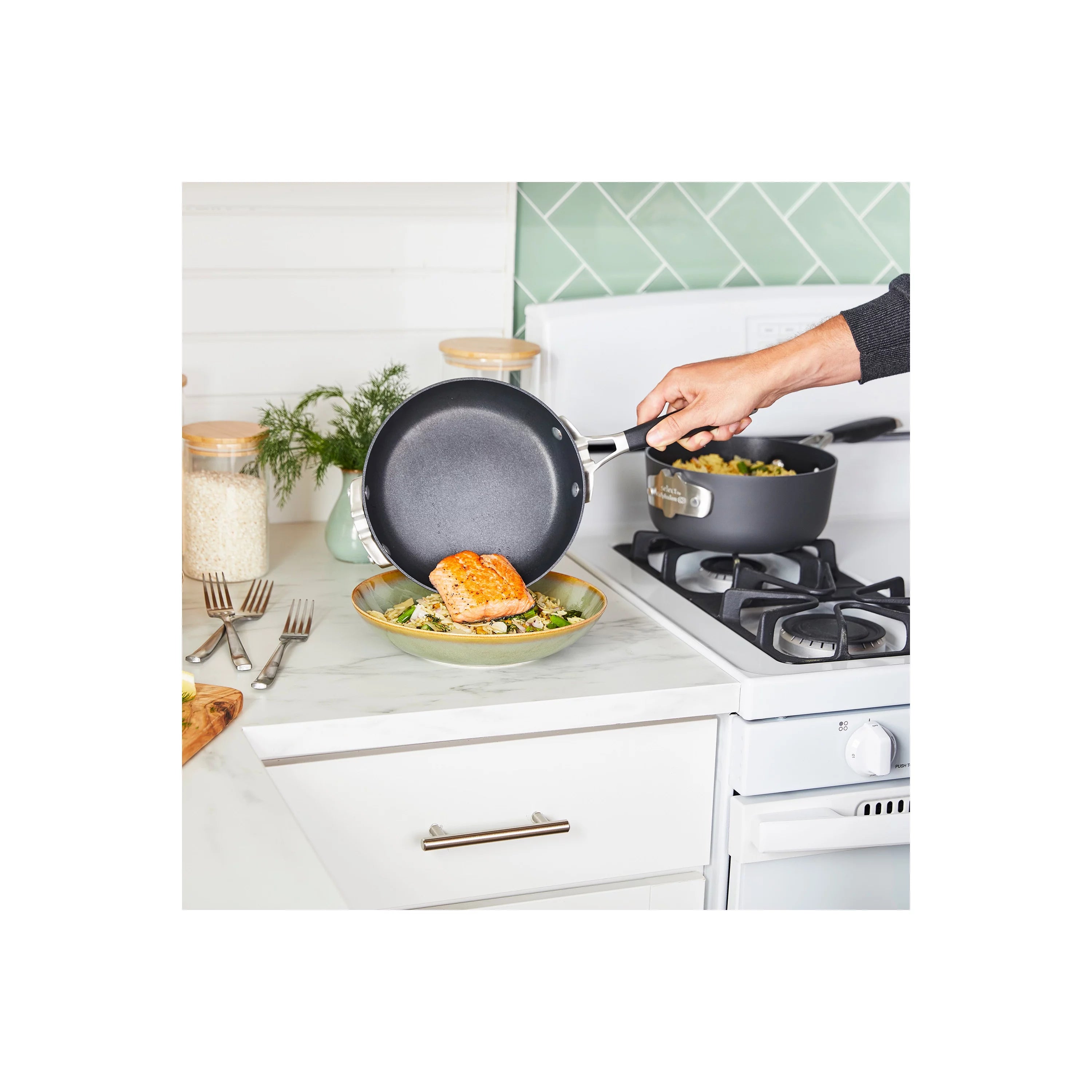 Select by Calphalon AquaShield Nonstick Cookware 10-Piece Set P61386
