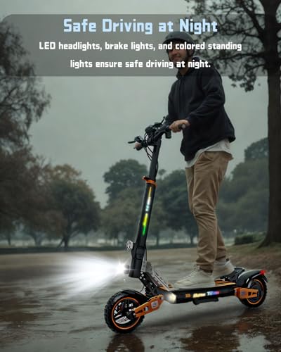 Ruitoo Electric Scooter 1000W Motor, Off Road Foldable E-Scooter for Adults H59744
