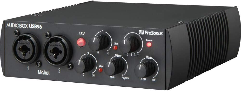 Presonus AudioBox 96 Studio Audio Interface with Eris E3.5 Monitors and HD7 Headphones D3993