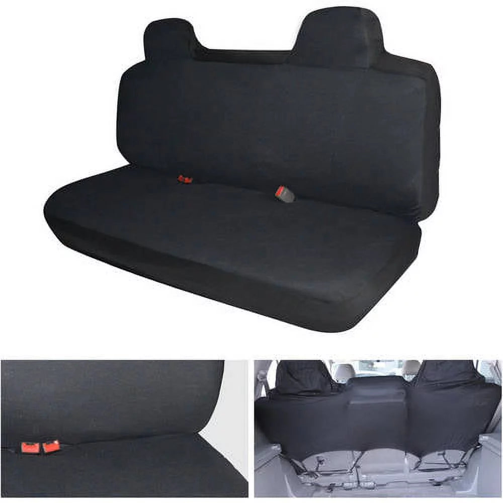 BDK Car Seat Covers 9pc Polyester, High Back Rear Bench O565