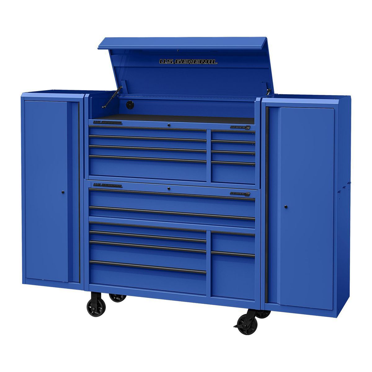 U.S. General 22 in. End Locker, Series 3, Blue Y30292