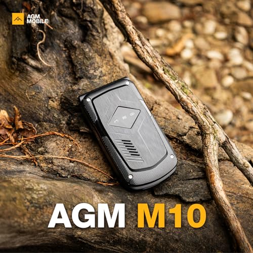 AGM M10 Rugged Flip Phone 4G, Waterproof & Drop-Proof, for T-Mobile N268638