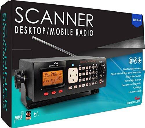 Whistler WS1065 Desktop Digital Scanner Black U2319