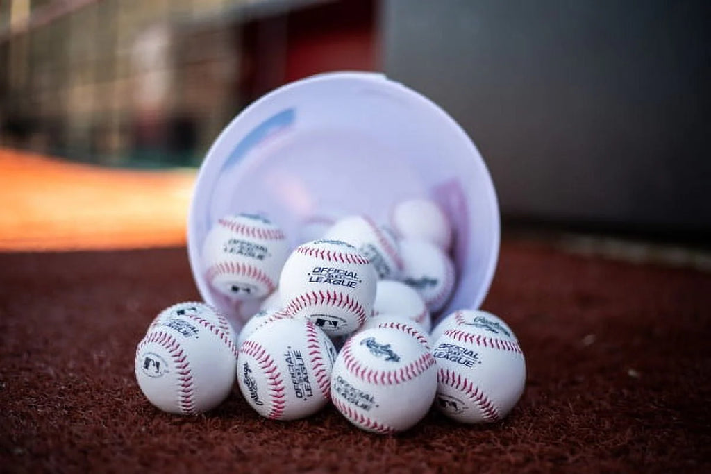 Rawlings Bucket of Official League Recreational Grade OLB3 Baseballs (24 Pack) T5639