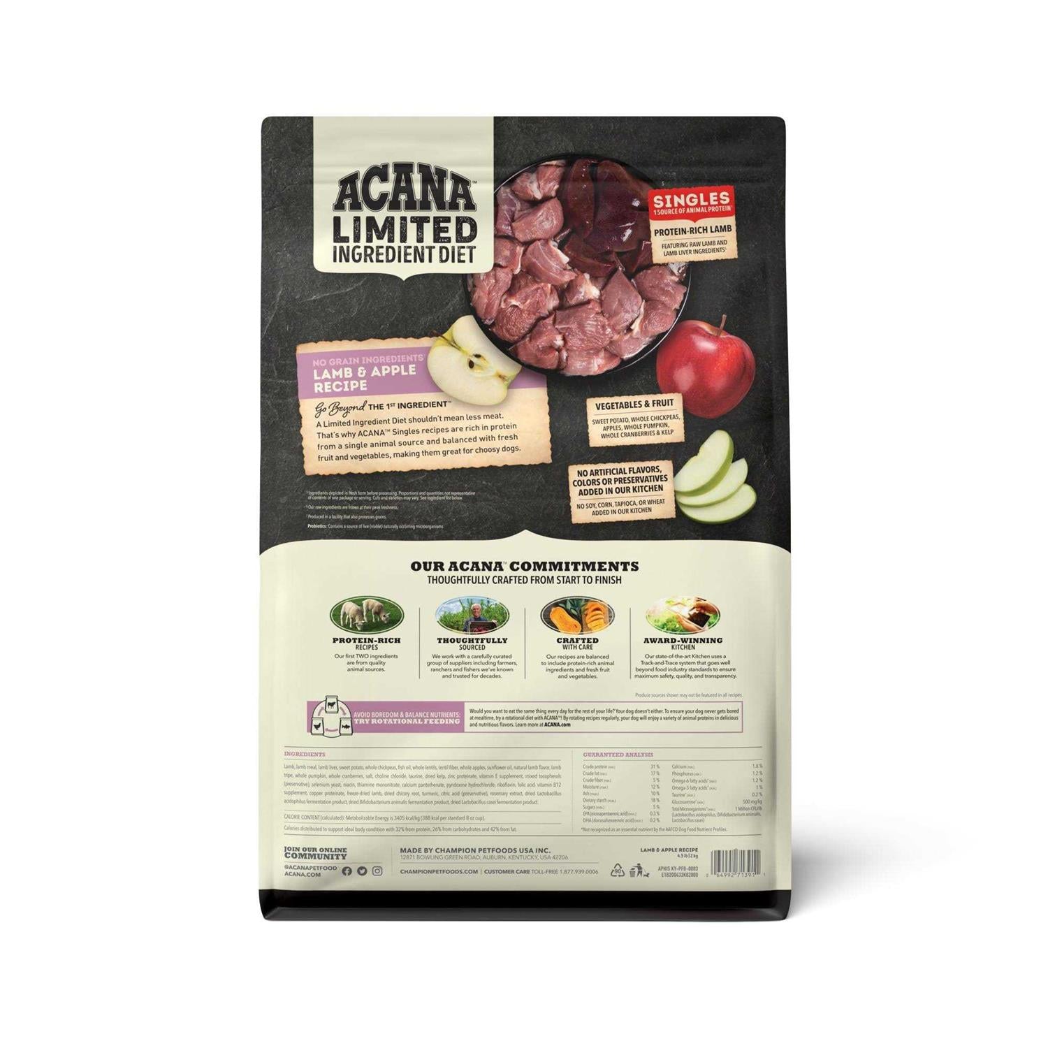 Acana Singles Dry Dog Food X1143