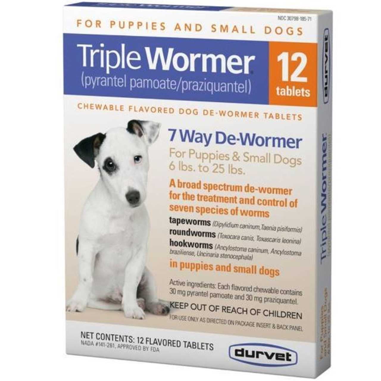 Durvet Triple Wormer for Medium & Large Dogs D976268