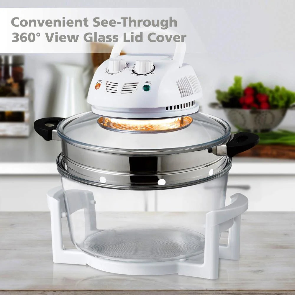 Nutrichef Halogen Oven Air Fryer Infrared Convection Cooker W10323