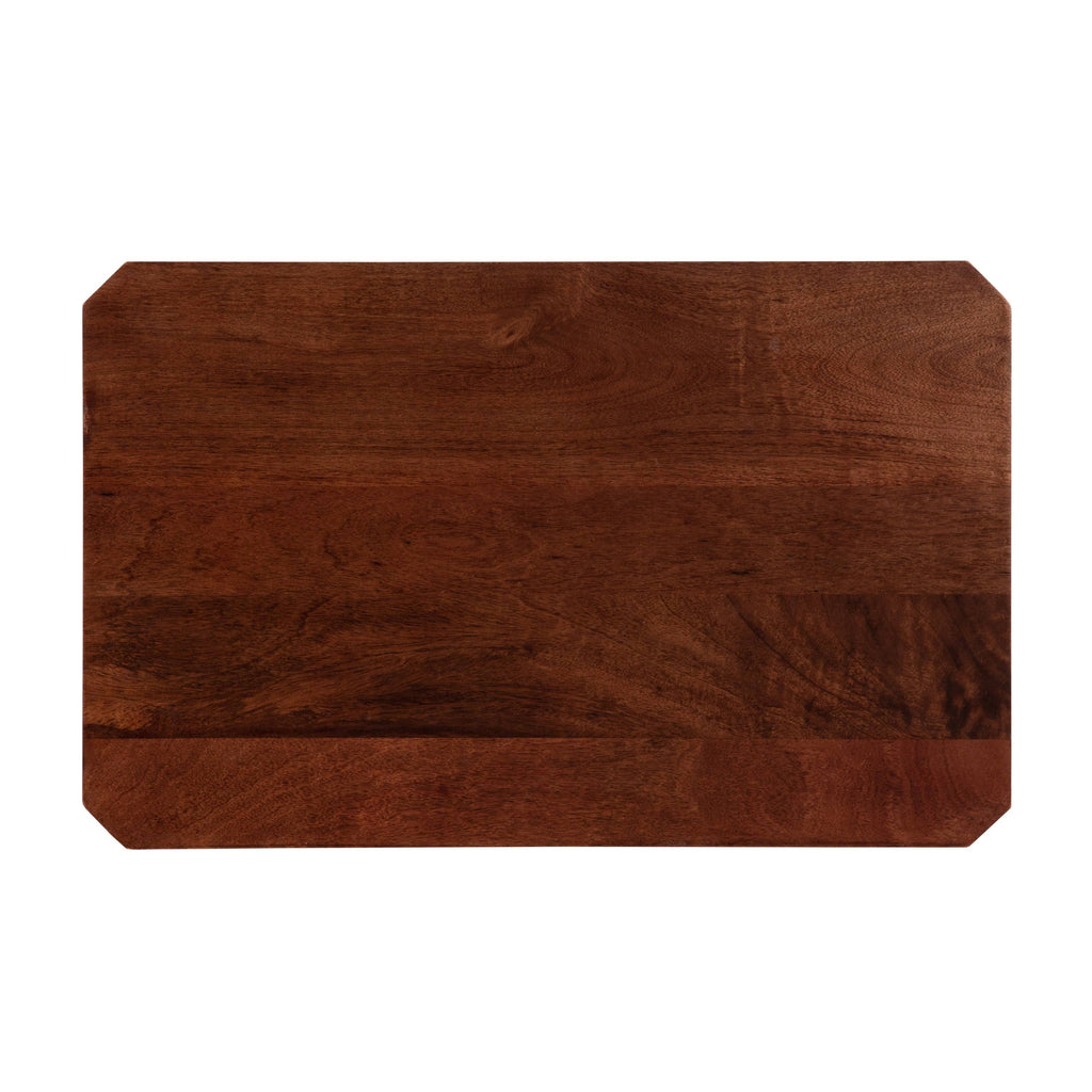 Kate and Laurel Talcott Wood Side Table, Walnut Brown G75356