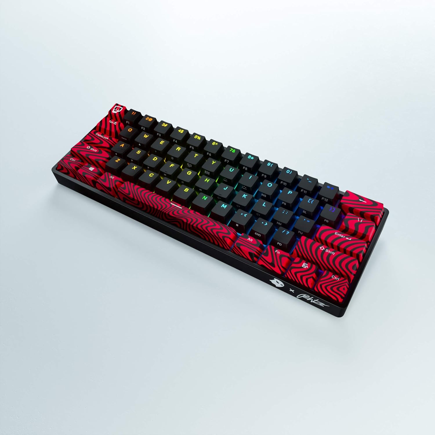 Ghost A1 Aluminum Wireless Keyboard White Cherry MX Brown O8738