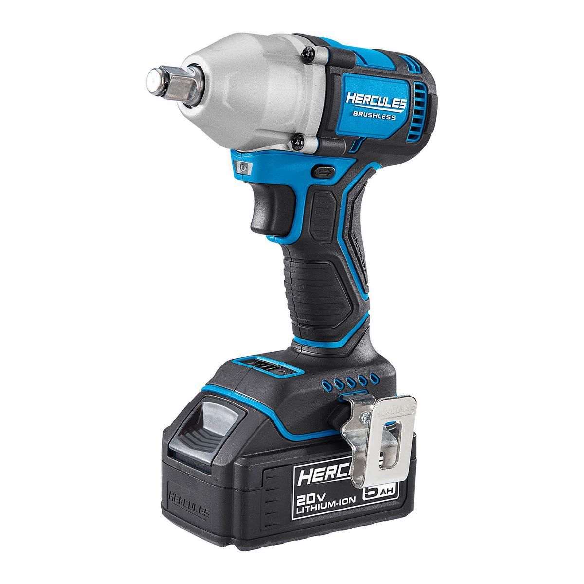 HERCULES 20V Brushless 1/2 in. Compact 4-Mode Impact Wrench, Tool Only W233
