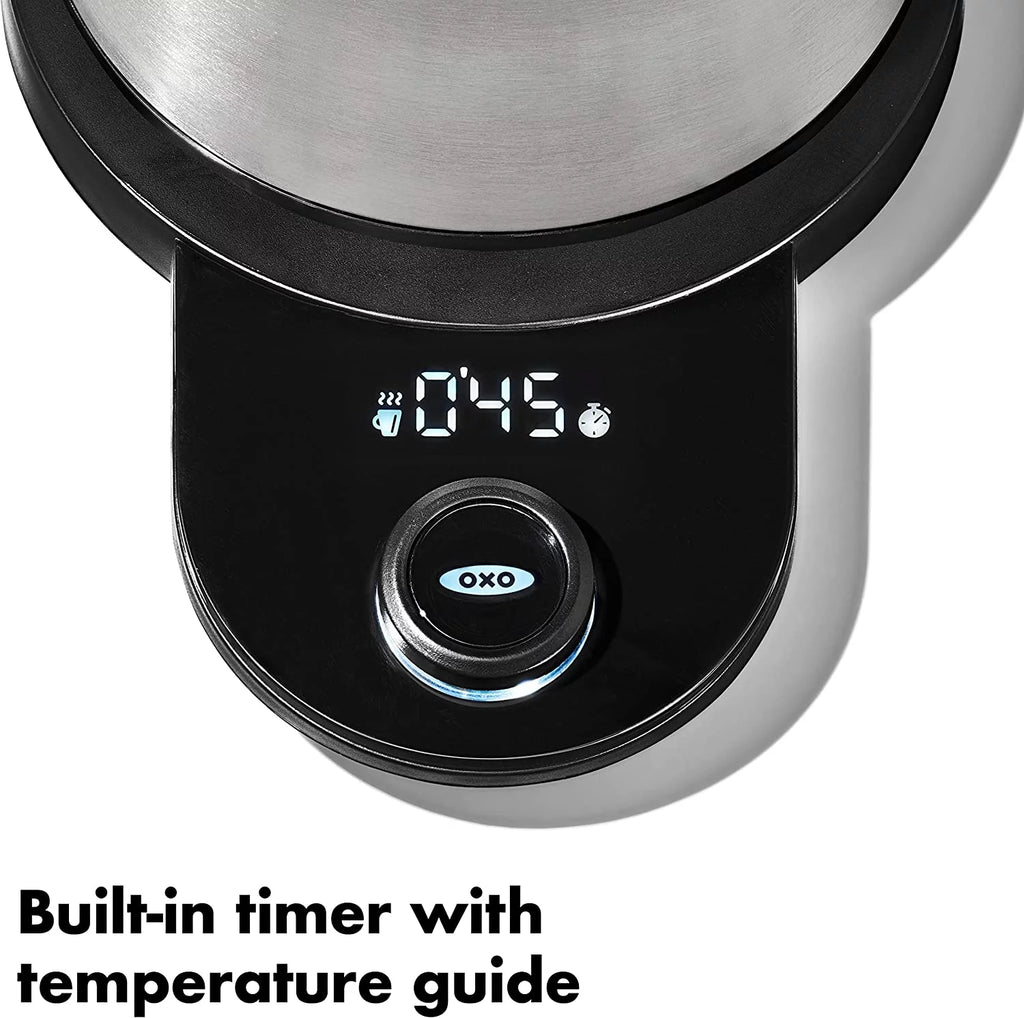 OXO Brew Gooseneck Electric Kettle 1L Stainless Steel H181