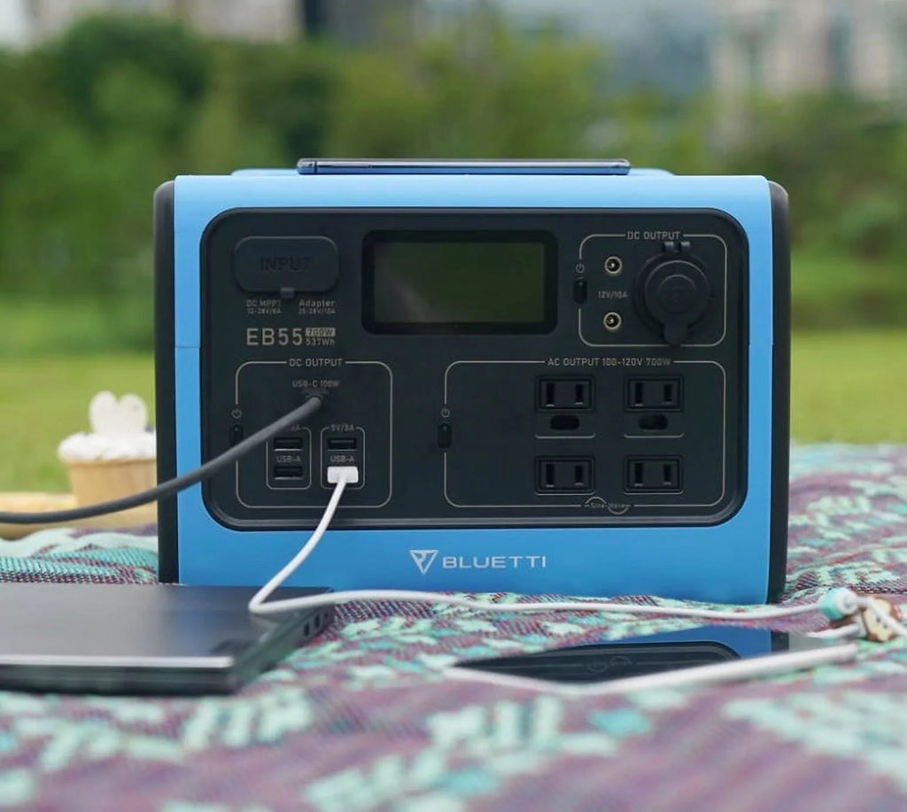 BLUETTI EB55 Portable Power Station 700W 537Wh Q622