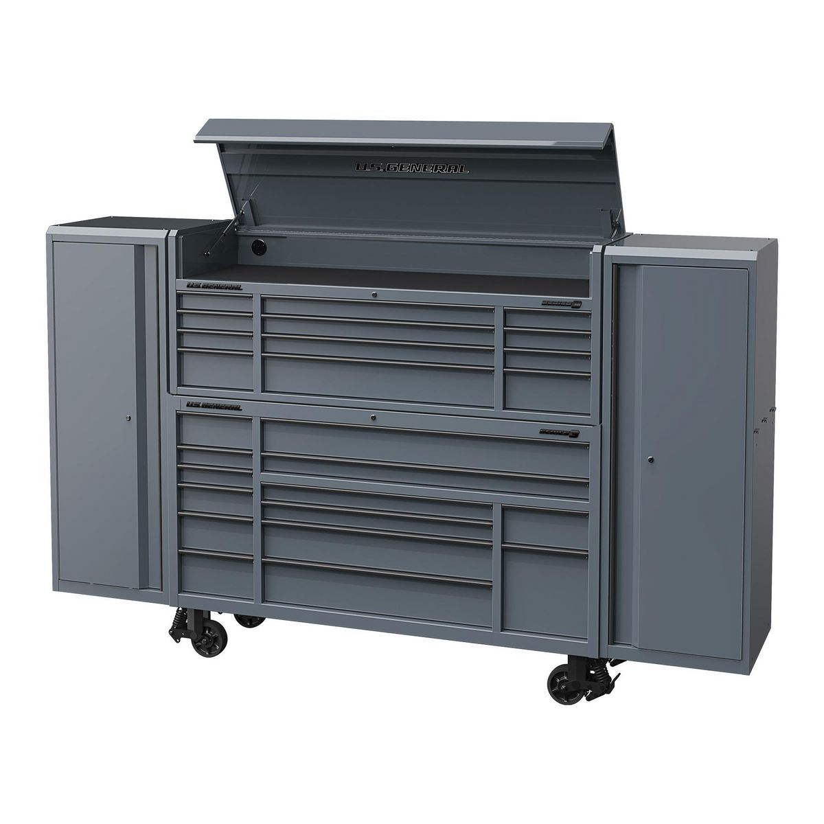 U.S. General 22 in. End Locker, Series 3, Blue Y30292
