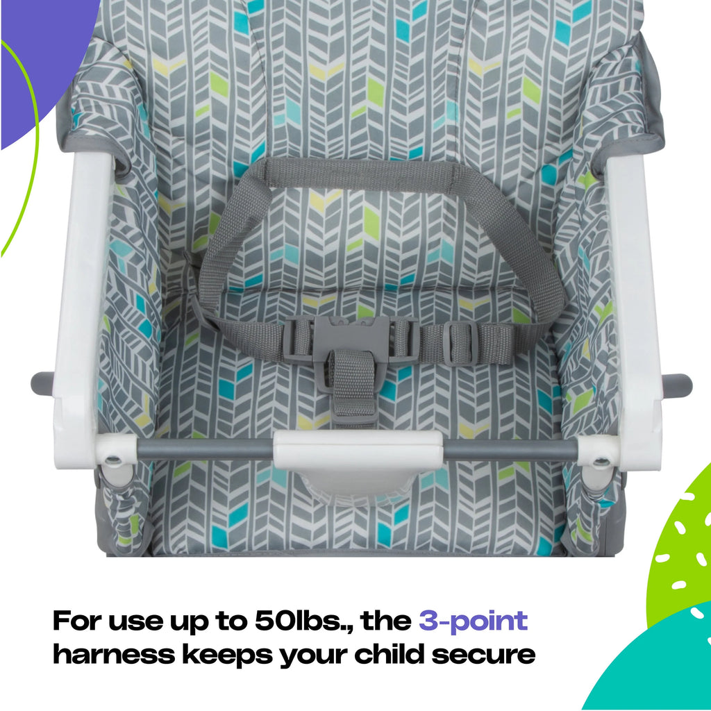 Cosco Kids Simple Fold High Chair, Noir Dot G88620