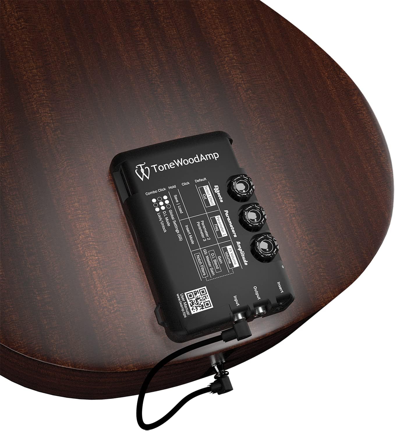 ToneWoodAmp SOLO Multi-Effect Processor for Acoustic-Electric Guitars A489