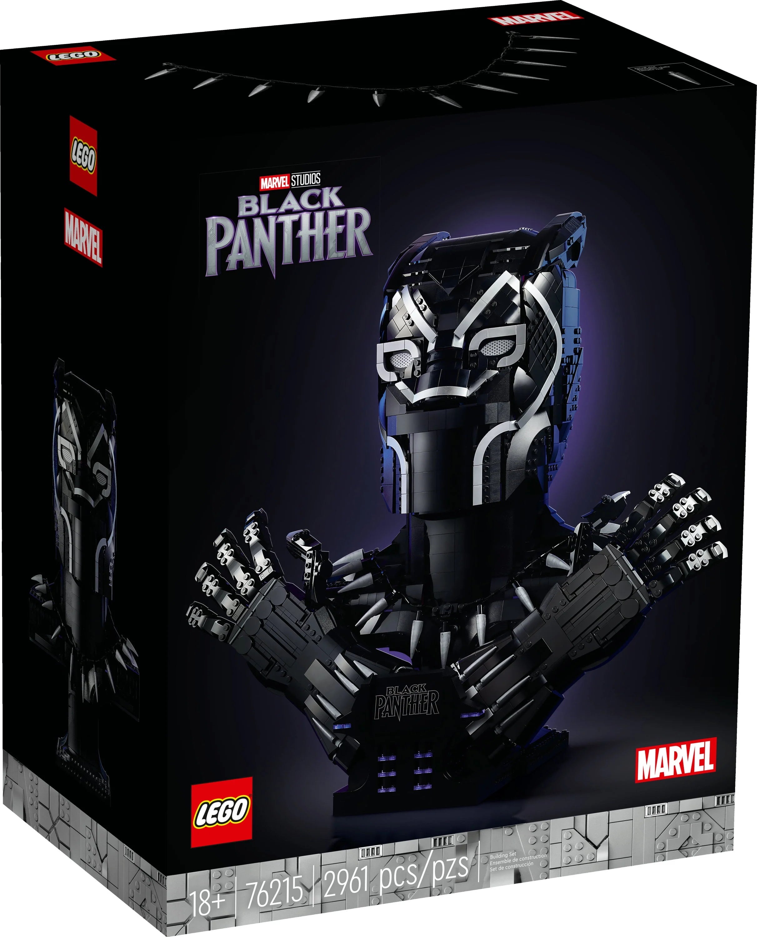LEGO Marvel Black Panther King T'Challa Model Building Kit 76215 A212