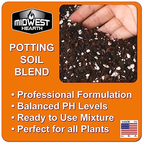 Premium Potting Soil Mix with Peat Moss, Vermiculite, Perlite, 8 Dry Quarts Q963420