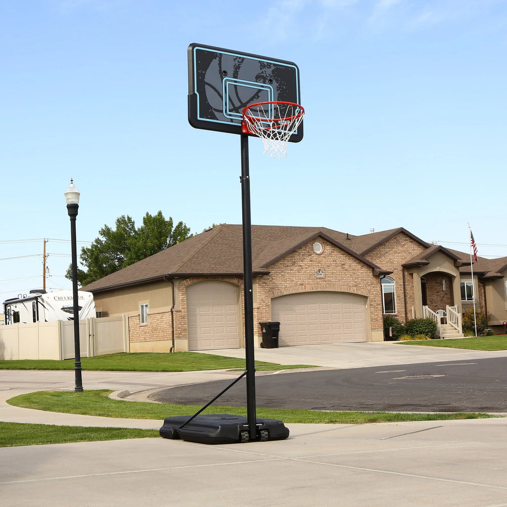 Lifetime Adjustable Portable Basketball Hoop, 44 inch HDPE Plastic Impact A80209