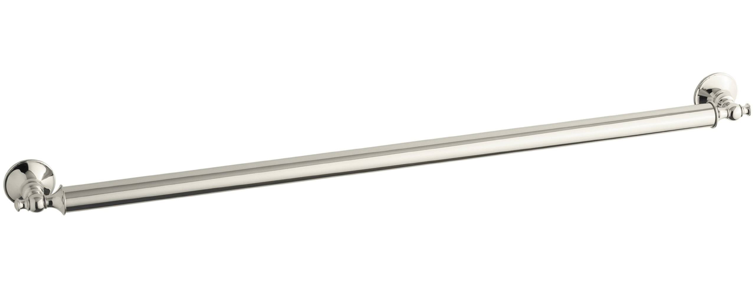KOHLER K-11875-SN Traditional 36 In. Grab Bar, Vibrant Polished Nickel X3468