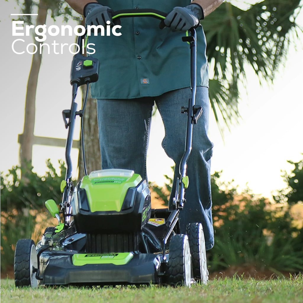 Greenworks 80V 21 Self Propelled Mower with 5Ah Battery & Charger L891