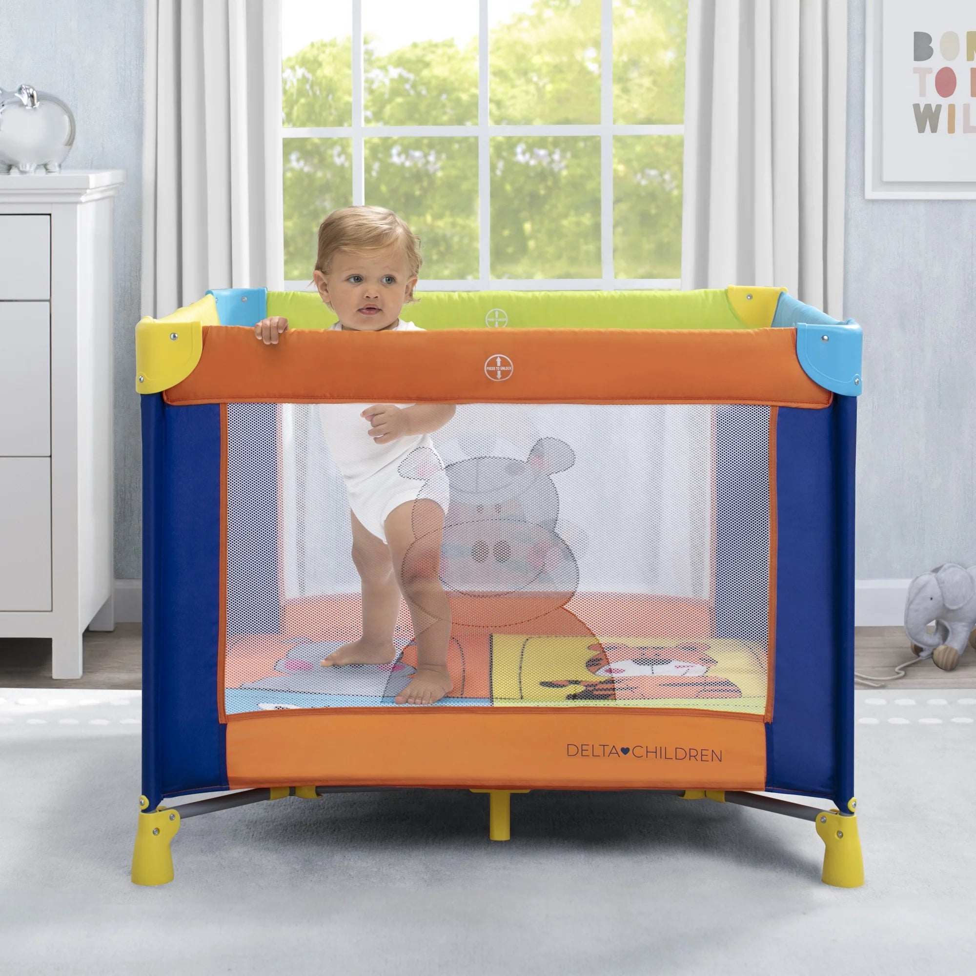 Delta Children Play Yard Safari Fun 36 x 36 I2920