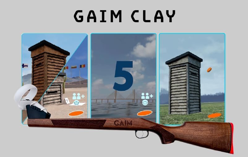 GAIM Clay Shooting VR Simulator Fixed Laminate Stock Edition C898256