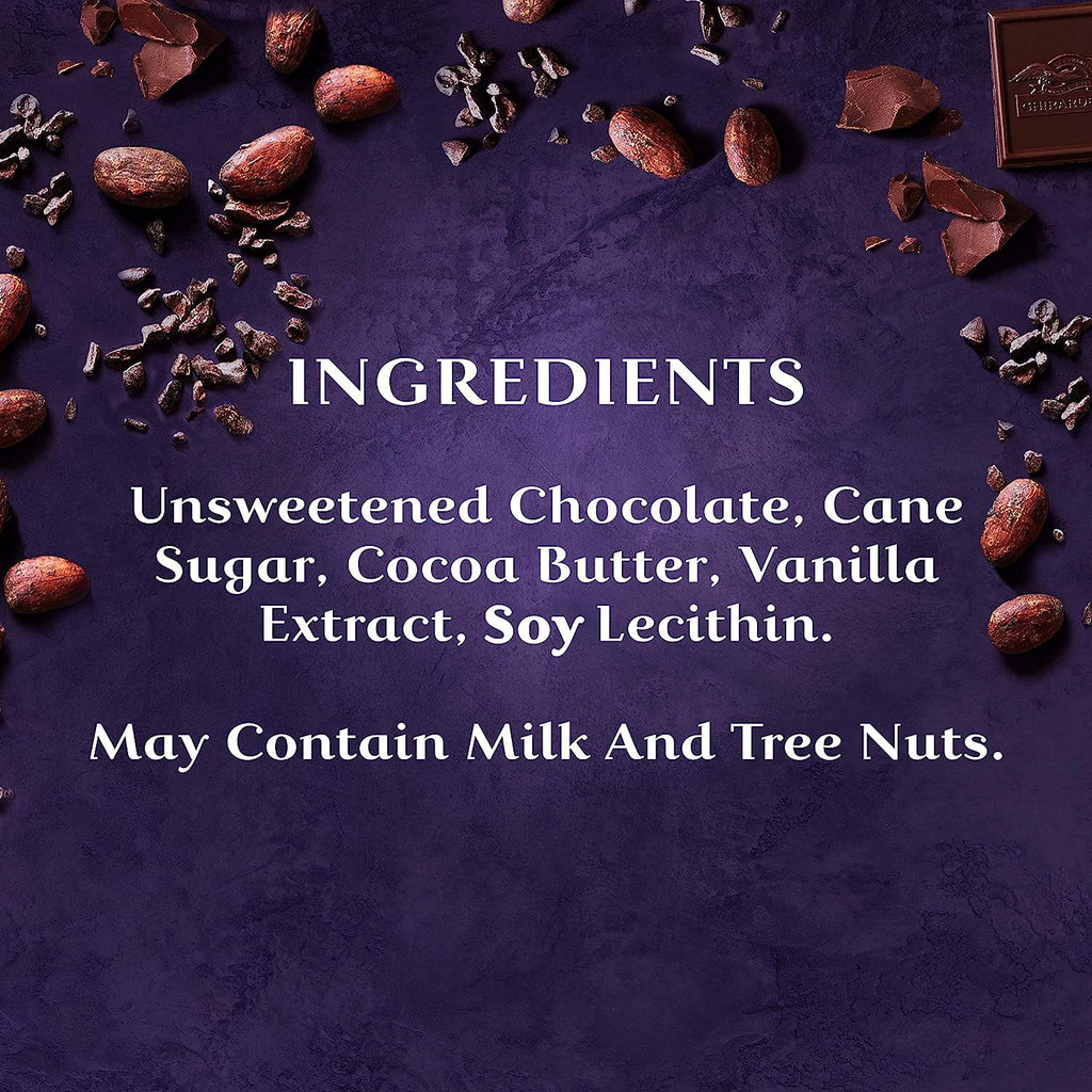 Ghiradelli Intense Dark Chocolate Squares, 72% Cacao, 3-Pack W928374