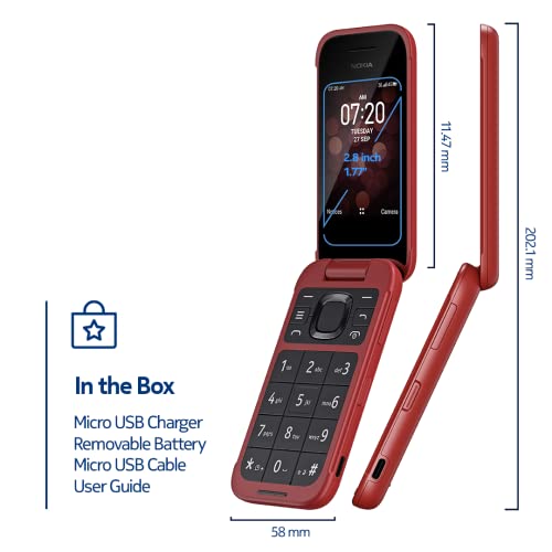 Nokia 2780 Flip Unlocked Black D528114