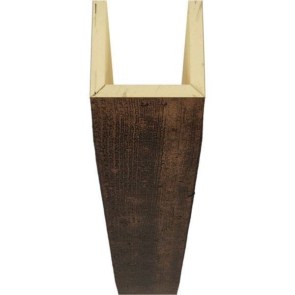 Ekena Millwork 3-Sided U-beam Rough Sawn Faux Wood Ceiling Beam E489904