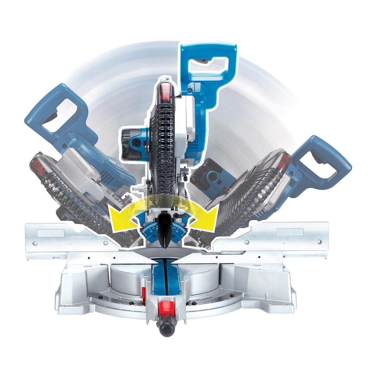 HERCULES 12 in. Dual-Bevel Sliding Compound Miter Saw with LED Shadow Guide J974