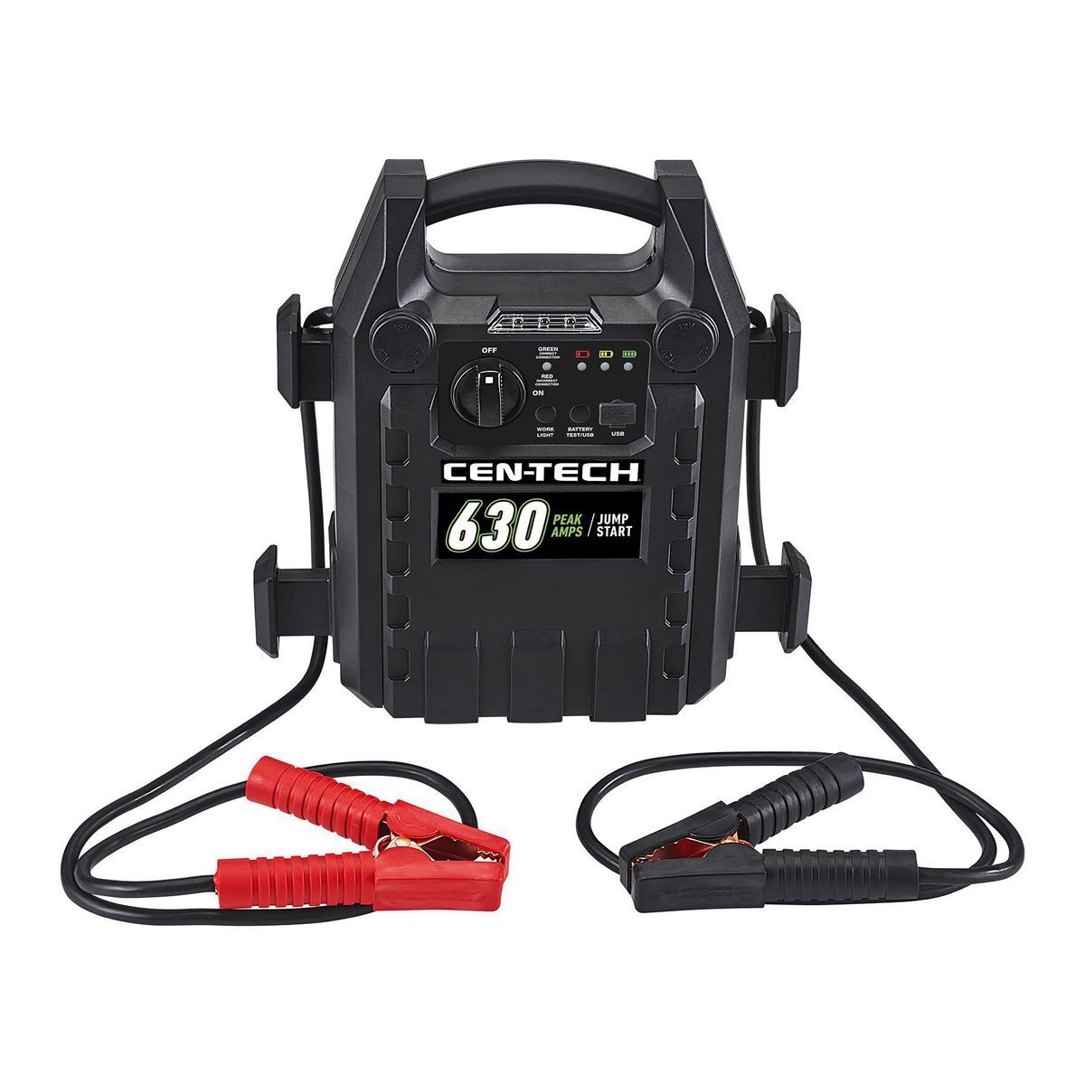 CEN-TECH 630 Peak Amp Portable Car Battery Jump Starter B7135