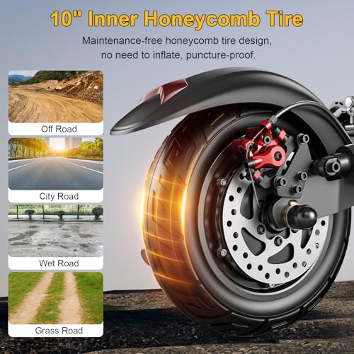 Electric Scooter for Adults, 30MPH, 35 Miles Range, Foldable with Seat H338983