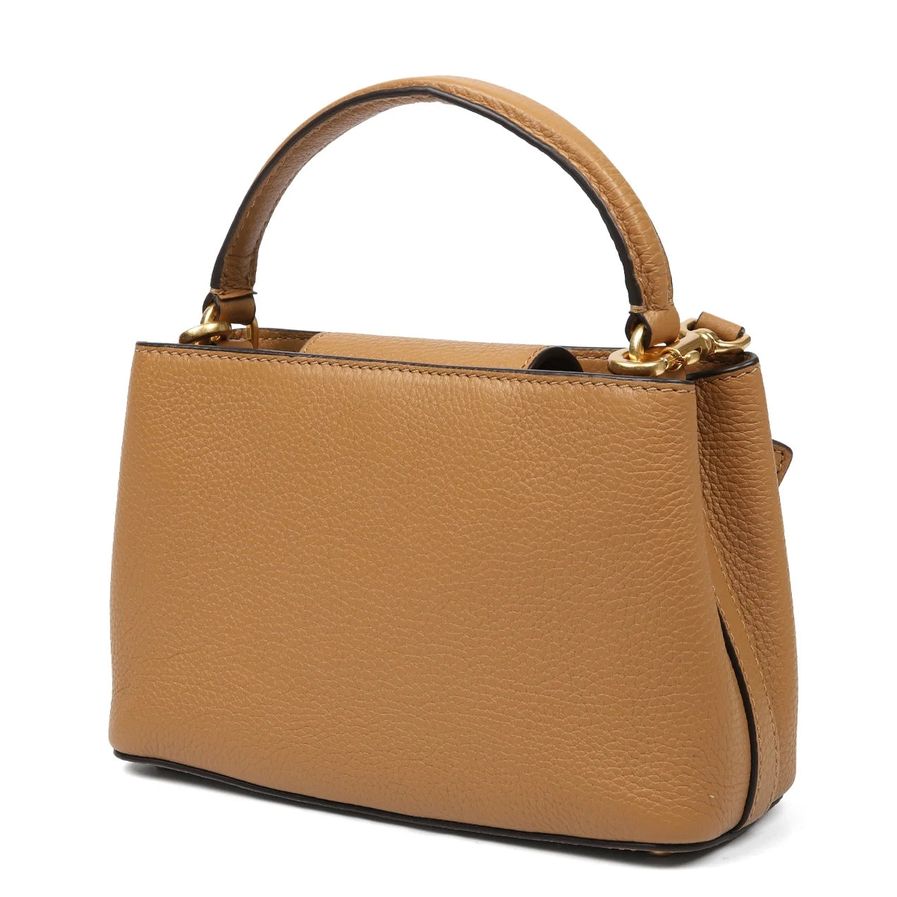 Tory Burch Women's Britten Pebbled Leather Micro Satchel Crossbody Bag A13564