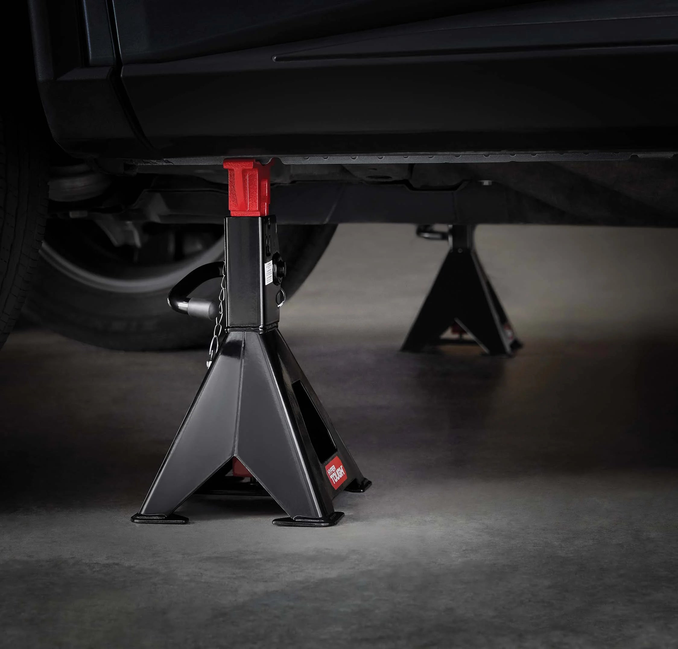 Hyper Tough TH54006D 4 Ton Steel Quick Lift Jack Stands E40528