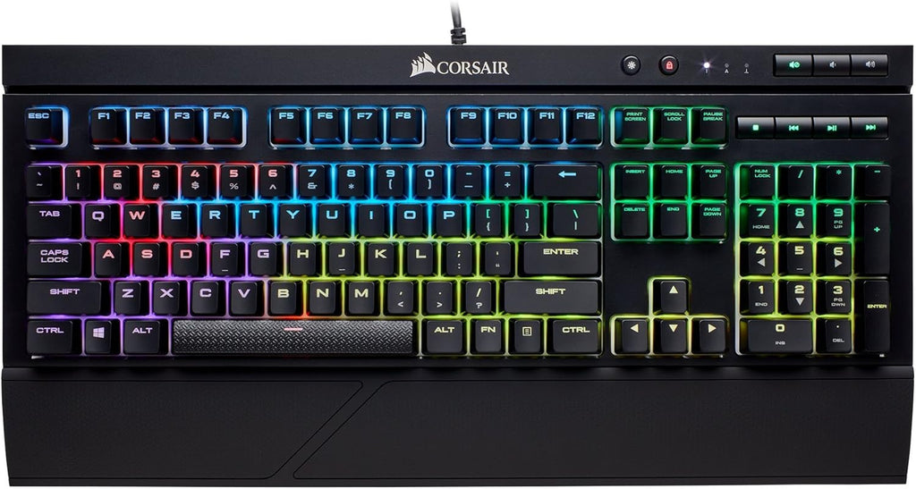 CORSAIR K68 RGB Mechanical Gaming Keyboard Cherry MX Red Switch Black K268700