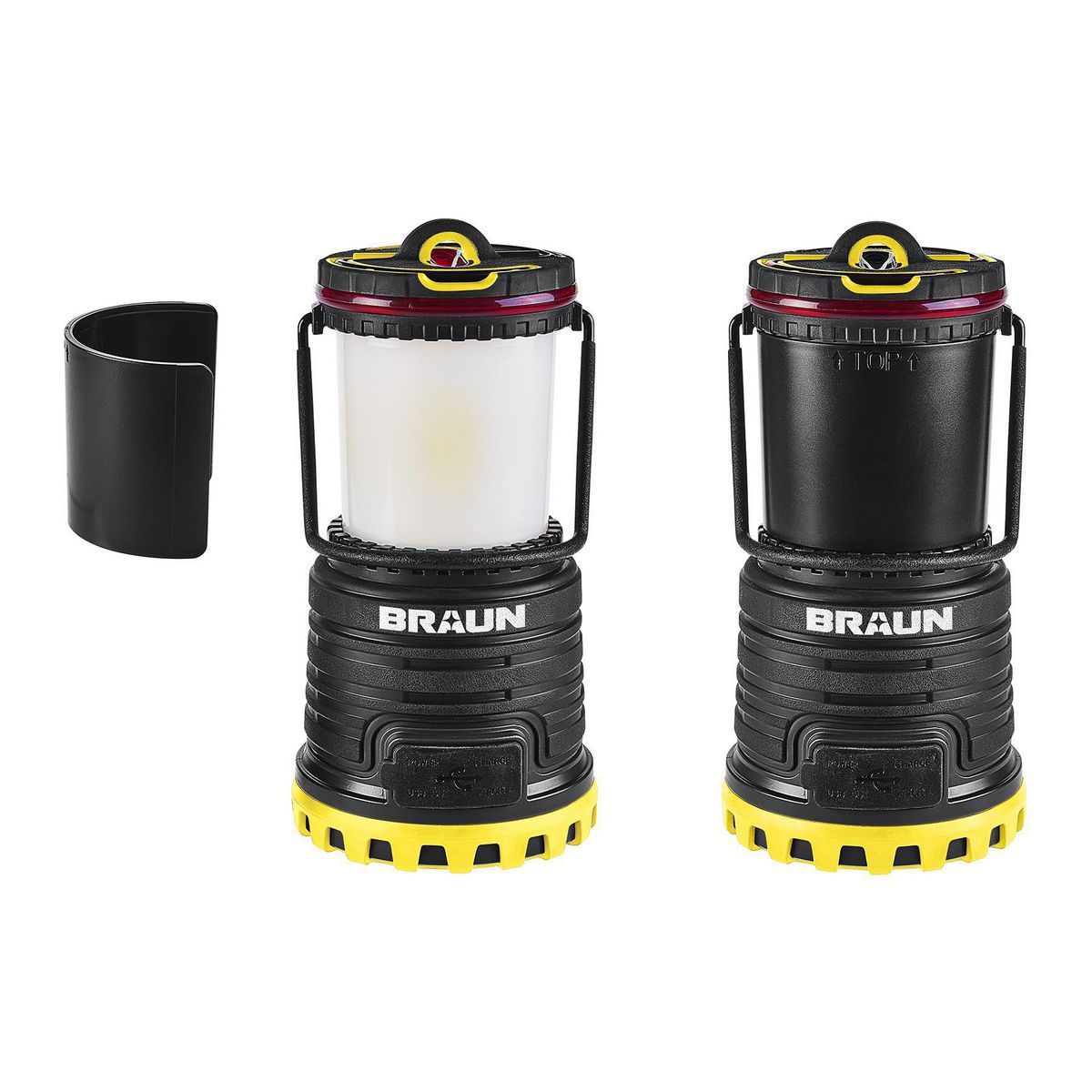 BRAUN 2000 Lumen Rechargeable Waterproof LED Lantern P309927