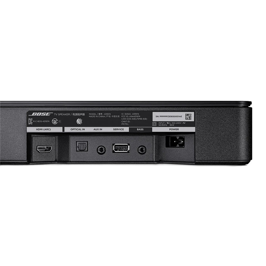 Bose TV Speaker Wireless Bluetooth Soundbar, Black L49516